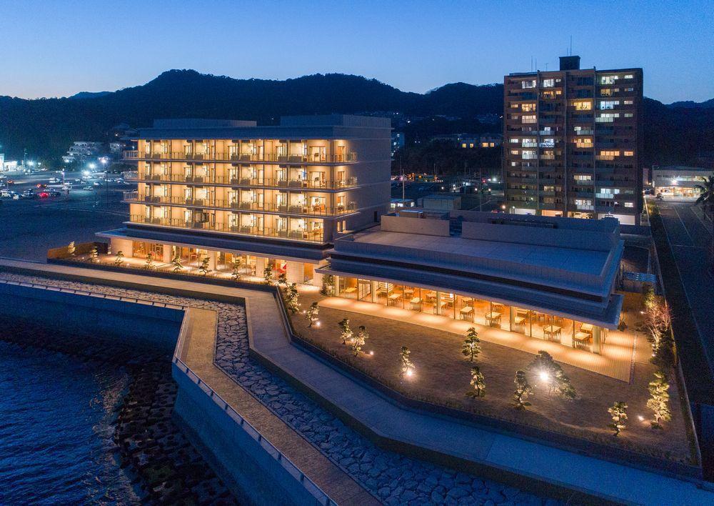 Shimonoseki Onsen Kaze No Umi Hotel Exterior photo